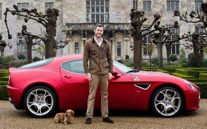 18th Earl of Pembroke, William Herbert is photographed at Wilton