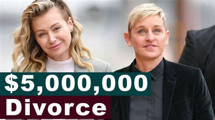 A 500 million divorce Are Ellen DeGeneres and her wife splitting