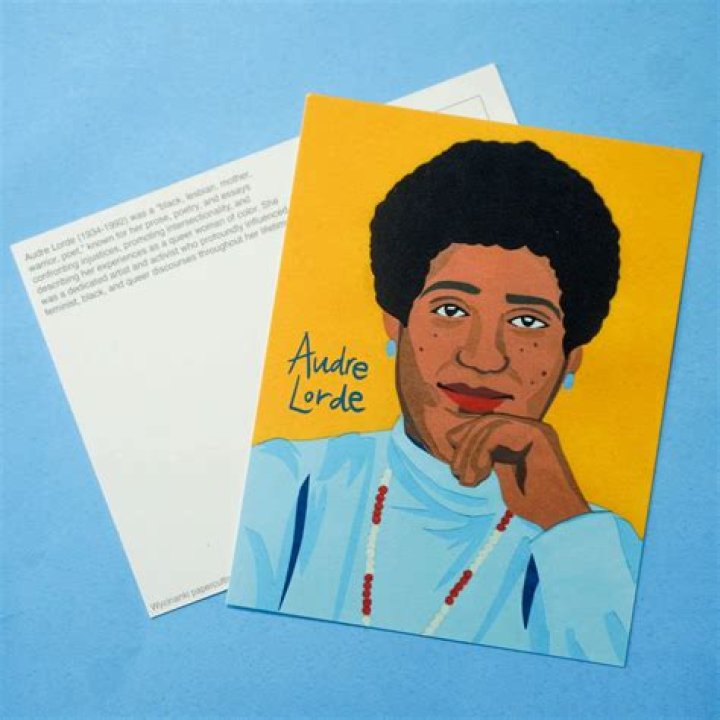 Audre Lorde Queer History Postcard — Sparrow Papercraft