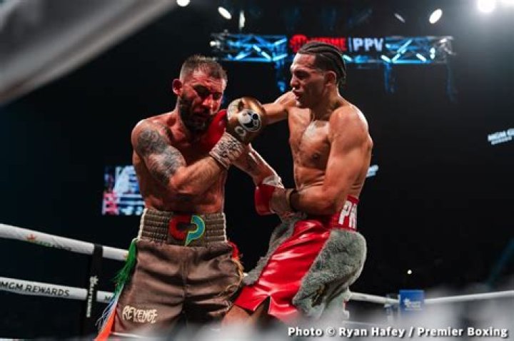 Boxing David Benavidez thanks Caleb Plant for getting out 'the animal