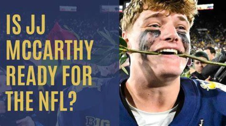 Breaking News JJ McCarthy of Michigan....................