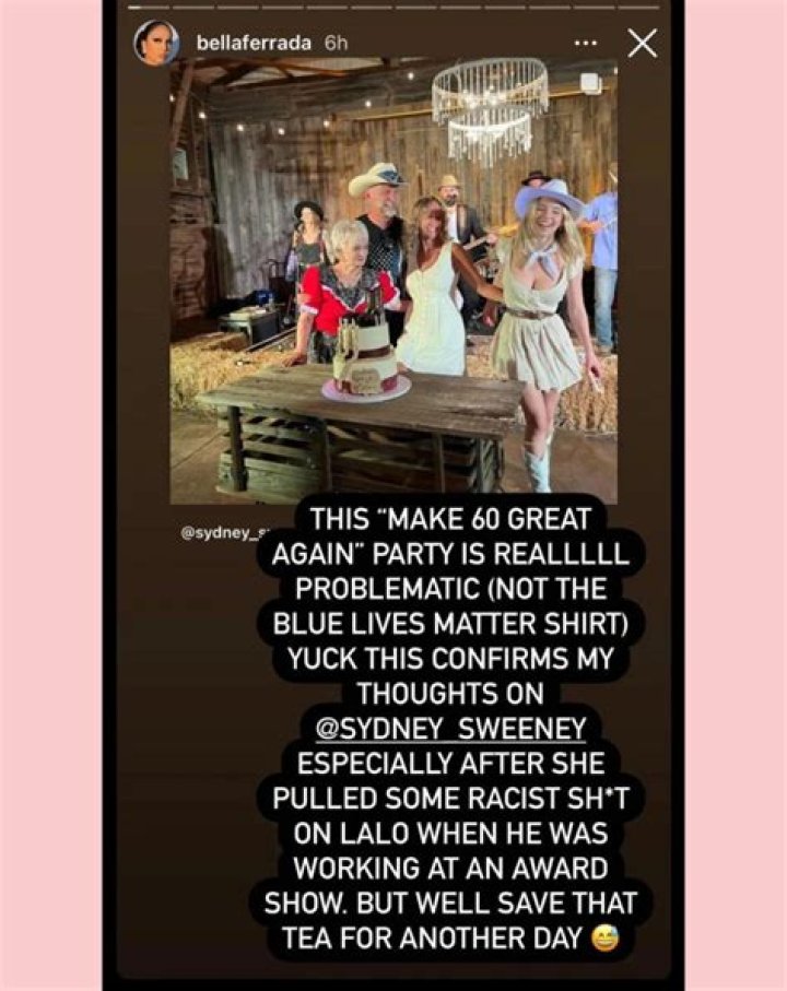 DJ Claims Sydney Sweeney 'Pulled Some Racist S**t' During Awards Show