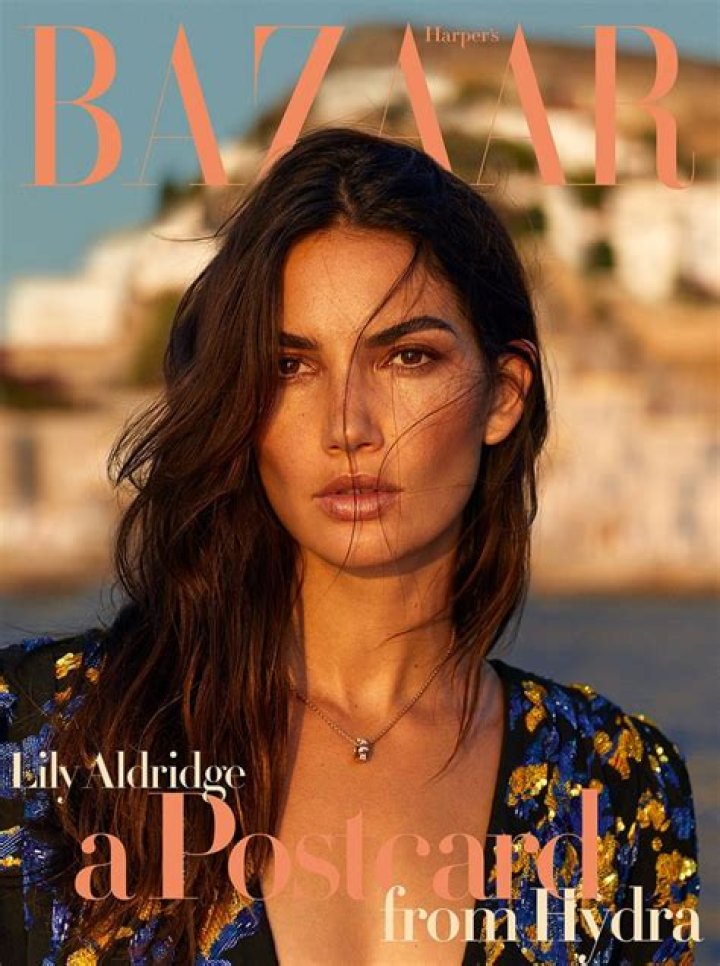 Lily Aldridge Harper's Bazaar Arabia December 2017 &bull; CelebMafia