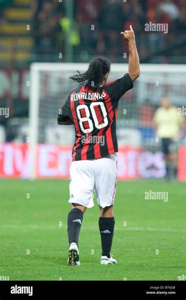 Ronaldinho au Milan AC Serie A 20082009 Football Eurosport