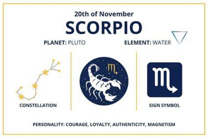 Scorpio Born on November 20