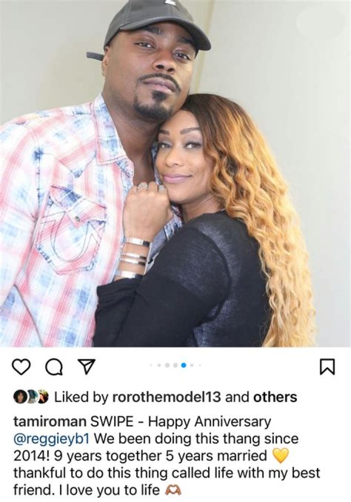 Tami Roman & Reggie Youngblood from 2019 Celebrity Weddings E! News