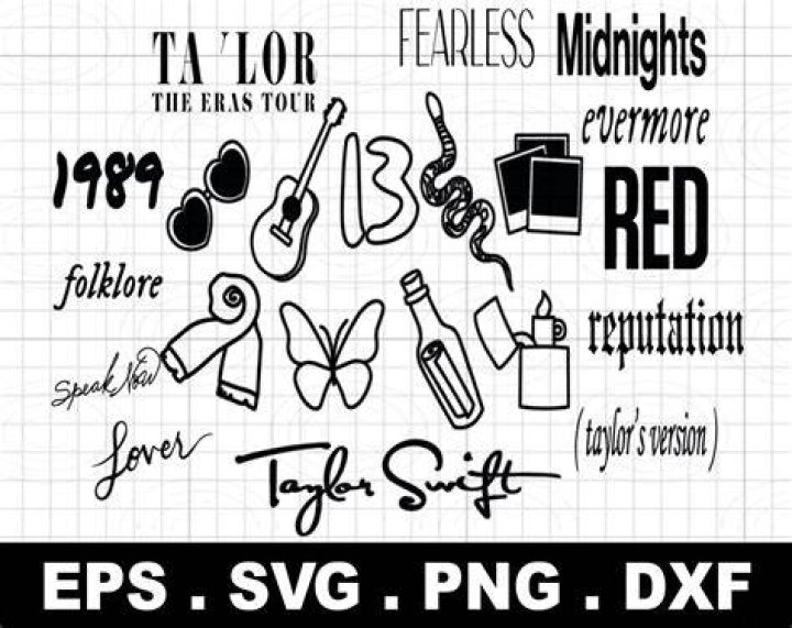 Taylor Swift Album Symbols Taylor Swift Posters and Art Prints