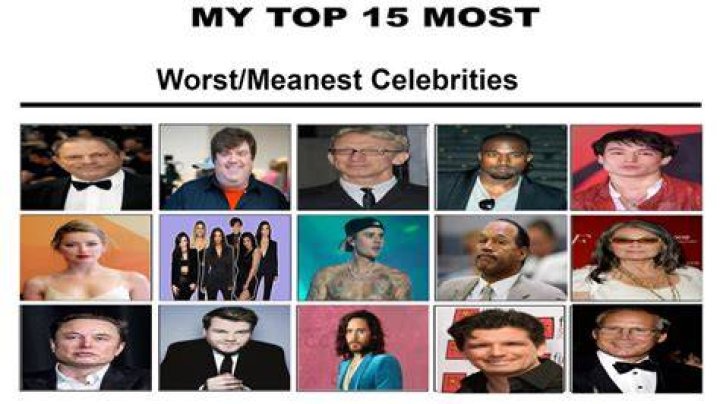 Top 10 meanest celebrities in reallife according to fans Tuko.co.ke